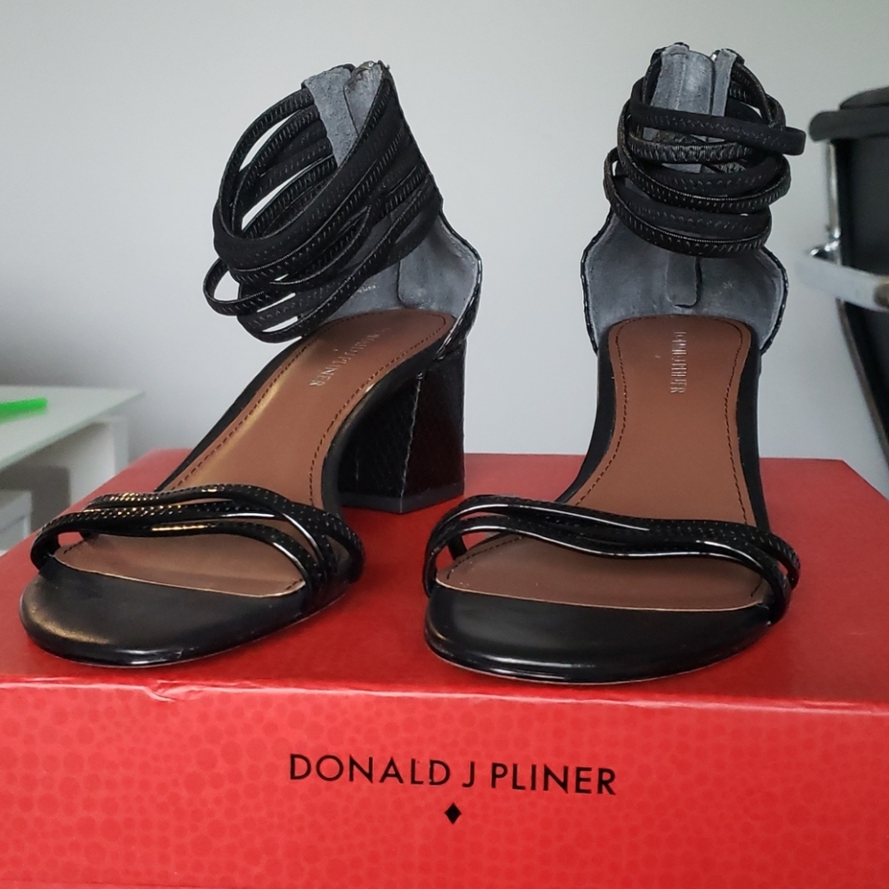 Donald J Pliner Nappa Watersnake shoes